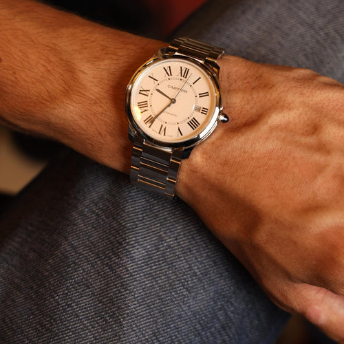 Montre Cartier Montre Ronde Must Acier 58 Facettes 2513758CN