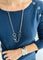 Collier Hermès - Collier Sautoir "Arabesque" Argent 58 Facettes 1