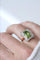 Bague Bague Belle Epoque Péridot entourage diamants 58 Facettes