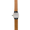 Montre Montre Cartier modèle "Baignoire" en or blanc sur cuir. 58 Facettes 31175