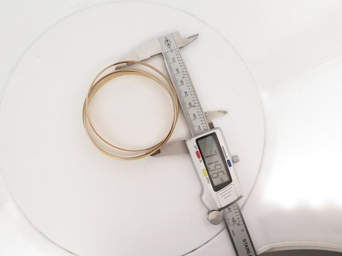 Bracelet bracelet 3 anneaux en or jaune blanc et rose 18k 23 cm trinity 58 Facettes 257839