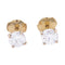 Boucles d'oreilles Puces d'oreilles en or jaune, diamants. 58 Facettes 32737