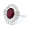 Bague 55.5 Bague rubis entourage diamants 58 Facettes 71B6100F25574B948979BEE5BAEE5E92