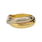 Bague 50 Bague Cartier, "Trinity Classique", trois ors. 58 Facettes 31311