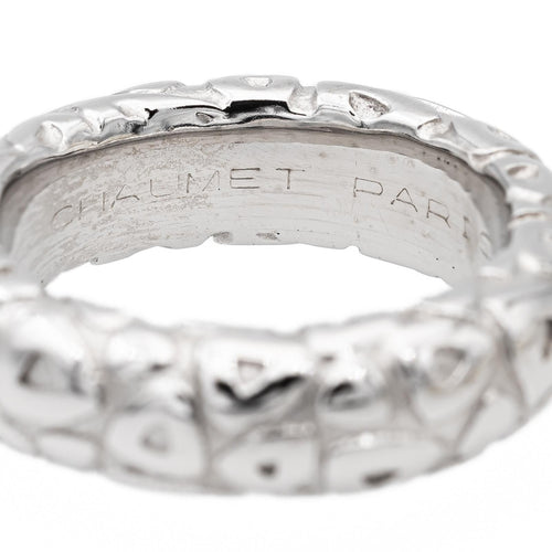 Bague 52 Chaumet Bague Jonc Or blanc 58 Facettes 2609070CN