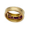 Bague 55 Bague Cartier, "Odin", or jaune, rubis calibrés. 58 Facettes 31711