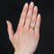 Bague 58 Bague 4 anneaux pierres fines 58 Facettes 19-661B