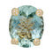 Bague 53 Bague Christian Dior, "Miss Dior", en or jaune, béryl vert et diamants. 58 Facettes 31775