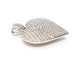 Pendentif Pendentif Coeur Or blanc Diamant 58 Facettes 06411CD