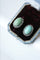 Boucles d'oreilles Boucles d'oreilles turquoises entourage diamants 58 Facettes