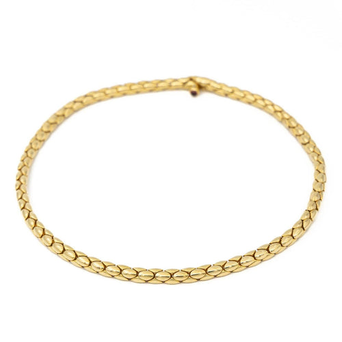 Collier Collier Grain de riz Or jaune Rubis 58 Facettes 2270806CN