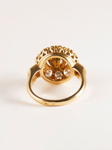 Bague 52 Bague en or jaune et diamants 58 Facettes