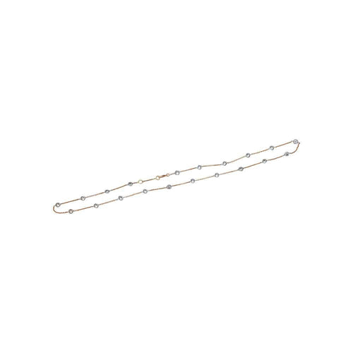 Collier Collier "Gouttière" deux ors et diamants. 58 Facettes 31324