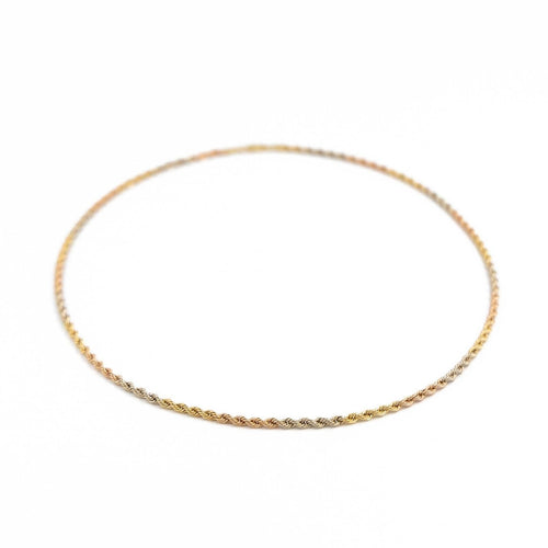 Collier Collier Maille torsadée Or jaune 58 Facettes 1641785CN