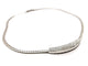 Collier Collier Maille anglaise Or blanc Diamant 58 Facettes 578633CD