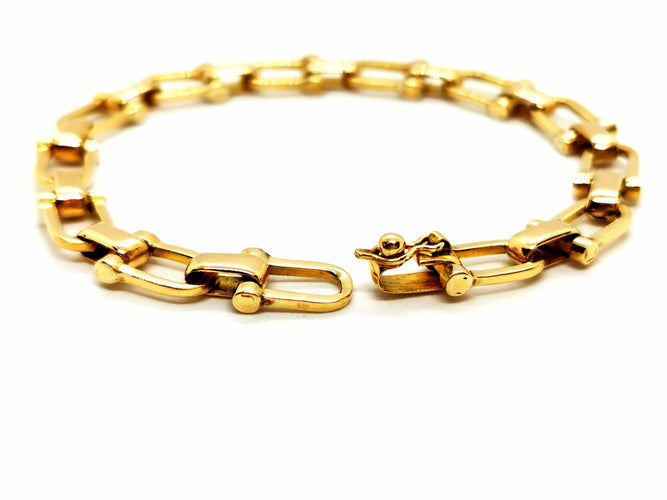 Bracelet Bracelet maille souple Or jaune 58 Facettes 1831819CN