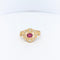 Bague Bague en or jaune diamants et rubis 58 Facettes 20019