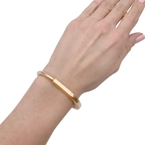 Bracelet Bracelet Tiffany & Co., "Tiffany Lock", or rose. 58 Facettes 32255