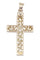 Pendentif CROIX ANCIENNE AJOURÉE 58 Facettes 066581