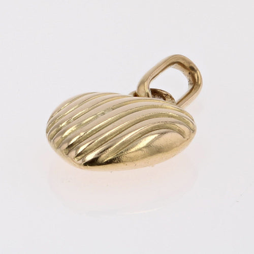 Pendentif Breloque coeur or jaune 58 Facettes CVP99