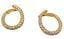 Boucles d'oreilles Paire de boucles d'oreilles or jaune 18K et diamants de la maison David Morris 58 Facettes 0