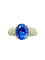 Bague Bague or jaune saphir et diamants 58 Facettes