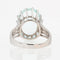 Bague 53 Bague aigue-marine diamants années 60 58 Facettes 20-152-48