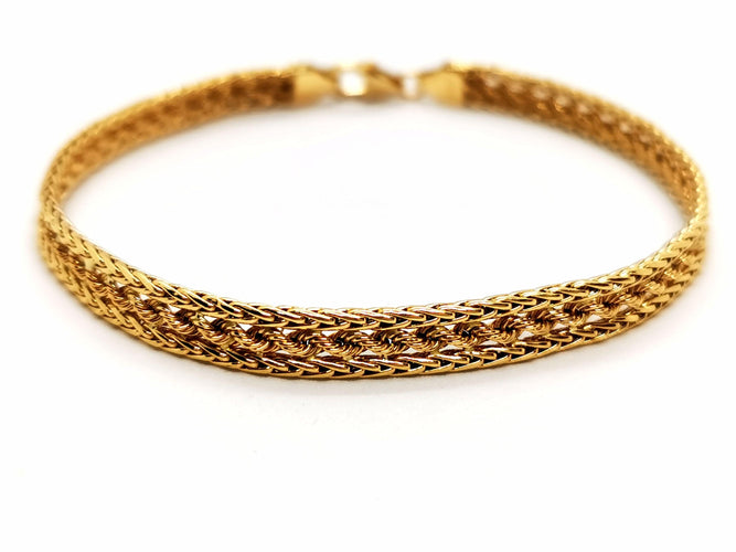 Bracelet Bracelet Maille palmier Or jaune 58 Facettes 1639186CN