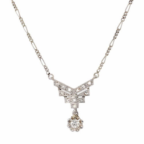 Pendentif Pendentif ancien diamants art déco 58 Facettes 23-287