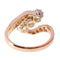 Bague 56 L'amour à travers le temps : bague en or et diamants Belle Époque des années 1920 58 Facettes 24029-0362