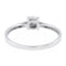 Bague 53 Bague Or blanc Diamant 58 Facettes 2295173CN