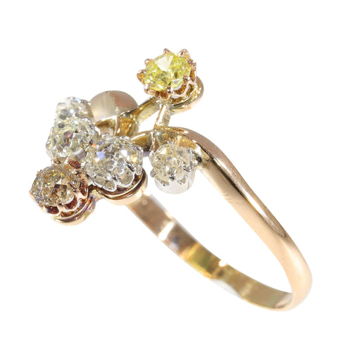 Bague 66 Bague  diamants de couleur 58 Facettes 23271-0594