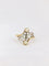 Bague 56.5 Bague Art Nouveau 2 Ors Diamants Perles 58 Facettes J174