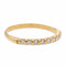 Bague 53 Bague Demi alliance Or jaune Diamant 58 Facettes 2742893CN