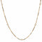 Collier Chaine en or maille cube et perles de culture 58 Facettes 22-301
