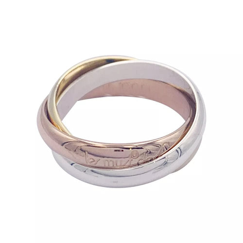 Bague 51 Bague Cartier, "Trinity", trois ors. 58 Facettes 33133