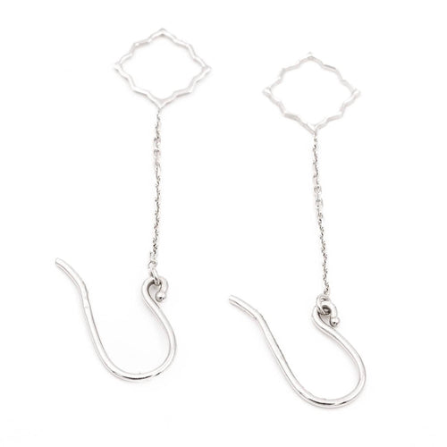 Boucles d'oreilles Boucles d'oreilles Transparence Or blanc 58 Facettes 578902RV