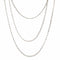Collier Sautoir en argent ciselé ancien 58 Facettes 19-459A