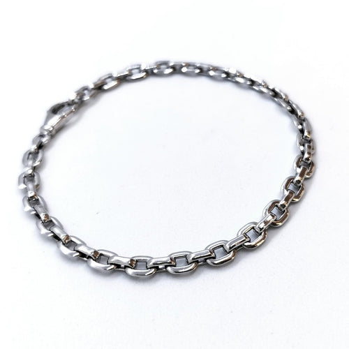 Bracelet Cartier Bracelet Maille forçat Santos Or blanc 58 Facettes 2133830CN