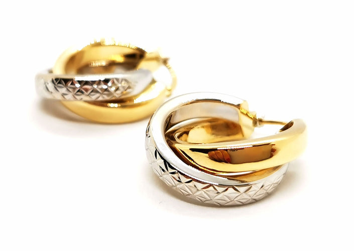 Boucles d'oreilles Boucles d'oreilles Créoles Or jaune 58 Facettes 1668308CN