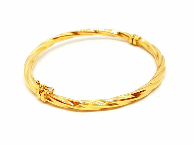 Bracelet Bracelet Jonc Or jaune 58 Facettes 06460CD
