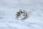Bague Bague dôme anneaux platine 58 Facettes