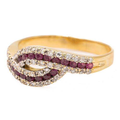 Bague 59 Bague Or jaune Rubis 58 Facettes 2259739CN