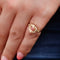 Bague Bague en or jaune diamants et rubis 58 Facettes 20019