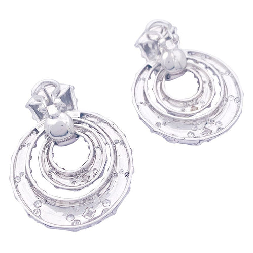 Boucles d'oreilles Boucles d'oreilles Repossi en or blanc, diamants. 58 Facettes 33545
