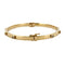 Bracelet Bracelet "VY" Or jaune Zircons 58 Facettes BO/230078