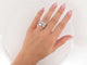 Bague 58 bague DINH VAN seventies gm 223106 t58 or blanc 18k diamants 0.75ct 58 Facettes 253305