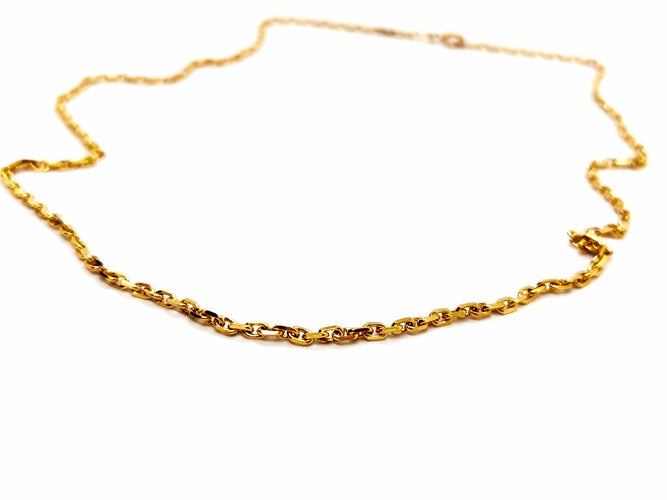 Collier Collier Maille forçat Or jaune 58 Facettes 1186417CN
