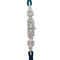 Montre Montre art déco en platine sur cordon, diamants. 58 Facettes 31306