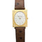 Montre Montre Jaeger Lecoultre en or jaune, diamants, bracelet cuir. 58 Facettes 29595